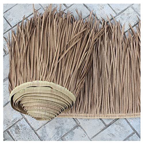 YYXDMFY Simulation thatch Tile roof Outdoor Pavilion Plastic Straw PVC Artificial Fake thatch Plastic Simulation thatch Eaves Door Head Decoration Fake thatch (Color : Color 3, Size : 0.5x8m)