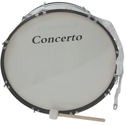 Bombo 25x 10, Color Blanco CONCERTO
