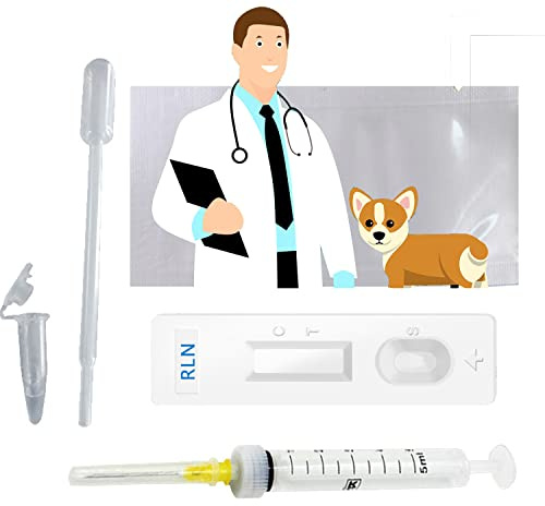 WEEGEEKS Kit de prueba de embarazo para perros en casa, detección rápida y precisa, tira de pruebas de embarazo para perro desechable