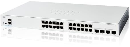 Cisco Commutateur Intelligent Cisco Catalyst 1200-24T-4G, 24 Ports GE, Ports SFP 4x1GE, Garantie limitée à Vie (C1200-24T-4G)