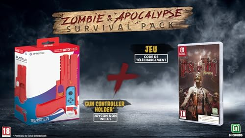ZOMBIE APOCALYPSE SURVIVAL PACK - GUN + THE HOUSE OF THE DEAD REMAKE (CODE IN A BOX)