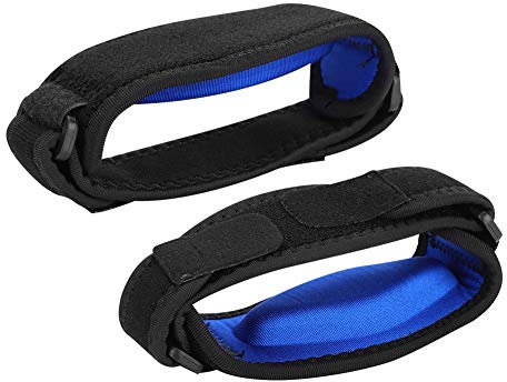 Topyond EIN Paar Sport-Ellenbogenschoner Für Erwachsene, Basketball-Tennis-Ellenbogenschoner, Verstellbarer Kompressions-Ellenbogenschutz Für Schwimmen, Angeln, Ballsport(Blau)
