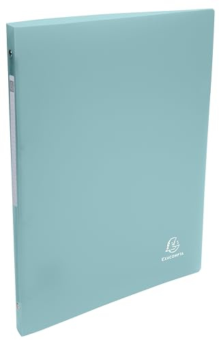 Exacompta - Rif. 51270E - Confezione da 4 raccoglitori morbidi Skandi, in PP riciclato, 4 anelli rotondi, dorso 20 mm, formato esterno: 32 x 25 cm, formato A4-4 colori assortiti