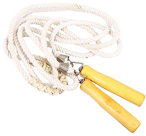 WOONEKY Sprungseile Für Junge Mädchen-springen Übungsseile Aus Strapazierfähigem Material Mit Holzgriff Für Einfache Handhabung Und Sporttraining