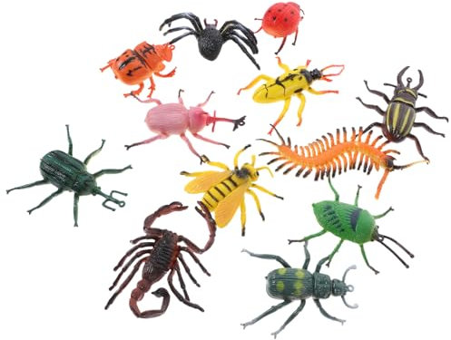 ifundom Mini-insektenspielzeug Mit Insekten-lernspielzeug Und Realistischen Insektenfiguren Aus PVC Für Party-Tricks Und Schreibtischdeko Als Insektenspielset Und Insektenmodelle