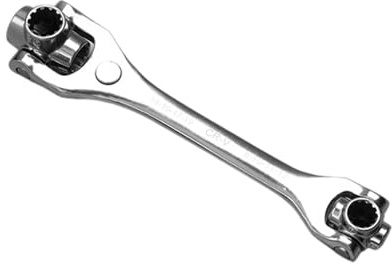 Steckschlüssel Mit Drehmoment 360-Grad Drehung Haltbarkeit Reparaturwerkzeug Aus Legiertem Stahl (8-19 Mm / 5/16 Zoll-3/4 Zoll) Multifunktionaler Stahlschlüssel