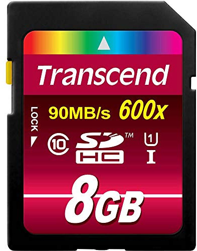 Transcend TS8GSDHC10U1 - Tarjeta de memoria SDHC de 8 GB