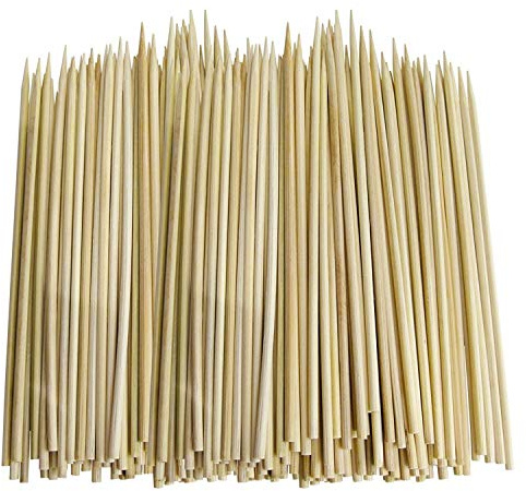 Lot de 500 pics à brochettes en bambou 15 cm