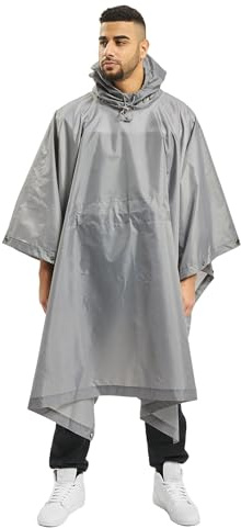Brandit – Ripstop Poncho regnjacka grå – One Size, Antracit, one size