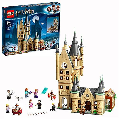 LEGO 75969 Harry Potter La Tour d'Astronomie de Poudlard, Jeu de Construction, Figurines Harry Potter, Hermione, Ron, Drago Malefoy, Jouet de Château