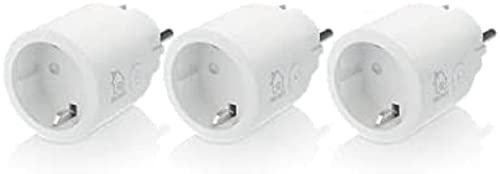 Deltaco 817002 deltaco Smart Home sh-p01-3p - Pack de 3 Tomas conectadas wi-fi 2.4ghz 802.11b/g/n - Blanco