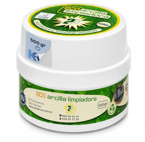 Eco Arcilla Limpiadora, Piedra Blanca Limpiadora, 1 unidad, 500 gr