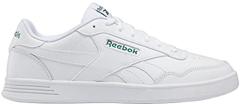Reebok Unisex Court Advance Sneakers, Skodon Vit/Klövergrön, 8.5 UK, 42.5 EU