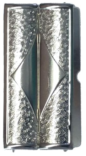 Großhandel für Schneiderbedarf Gürtelschließe silber 60 mm