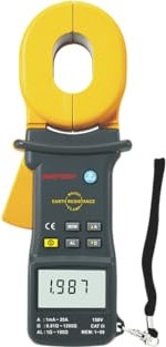 GuliTech MS2301/MS2302 MS2306 MS2308 Protable 0.01Ohm High Accuracy Digital Advanced Earth Ground Resistance Clamp Meter Tester Megohmmeter Earth Ground Resistance Tester(MS2301)