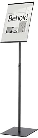 A3-Plakatständer, Bodenständer, Schilderhalter, verstellbar, Sockel, Schilderständer mit robuster Basis, Anzeige, Hinweis, Menüständer für Hochzeiten, Geschäftsaktivitäten, Display
