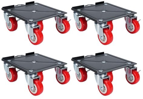 Set di Carrelli per Mobili Pesanti, Carico 3000 Kg, con 5 Ruote Universali, Set di Carrelli per Mobili, Sollevatore per Mobili, per Spostare Facilmente Mobili, Carrello per