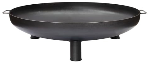 Grillfürst Feuerschale Ø 100 cm aus Stahl - Feuerschale für den Garten oder die Terrasse, massiv, langlebig und hitzebeständig, für Lagerfeuer oder als Kochstelle, Durchmesser 100 cm