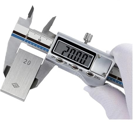 DAISHUJIE Calibro a corsoio Calibri digitali a Grande Schermo da 4/6 Pollici 100/150mm Calibro a corsoio elettronico in Acciaio Inossidabile Micrometro in Metallo Strumenti di Misura(Model PTYB)
