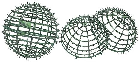 IMIKEYA 2pcs Simulation Ball Frame for Flower Arrangements for Wedding Supplies and Party Decorations Plastic Rack Holds Ball-flower Holders