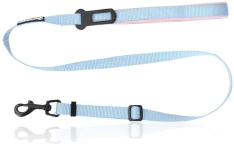 Ceinture de sécurité pour chien en 1 pièce, bleue ceinture securite chien voiture, convient aux chiens de petite et moyenne taille ceinture securite chien voiture.