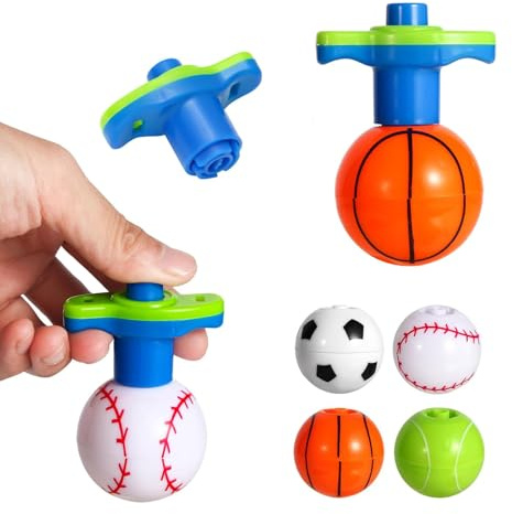 EKKONG Kreisel für Kinder 8 Stücke Leuchtende Und Drehende Gyroskop Spielzeuge Led Gyroskop Gyro Spielzeug Kindergeburtstag Mitgebsel