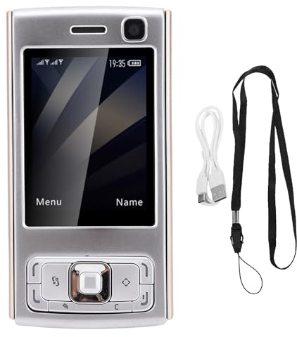 XUMIUZIY Unlocked Slider Mobile Phone, Dual SIM GSM Cell Phone, 2.0 Inch HD Screen, 1000mAh Battery, Loud Speaker, MP3 MP4 Player, FM Radio, Easy Operation, Purple