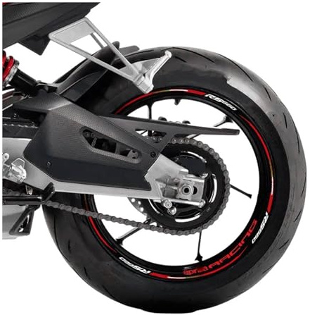 Calco Moto para Rs660 RS660 para RS 660 Pegatinas Reflectantes para Rueda Motocicleta Rayas Llanta Cinta Adhesiva Cubo Impermeable Franja Decorativa(A-1)