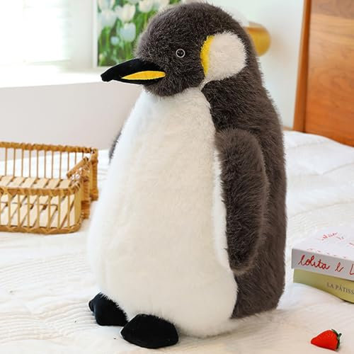 Xiyocadt Pinguin Kuscheltier, Pinguine Plüschtier, Große Stofftier Plüschpuppe XXL, Flauschig Wie Echter Pinguin, Kuscheltier für Jedes Alter und Jeden Anlass (40CM)