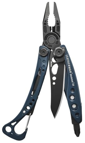 Leatherman Skeletool CX, Acero Inoxidable, Made in USA, Nocturnal | Multiherramienta 7 en 1 Para Camping y Supervivencia