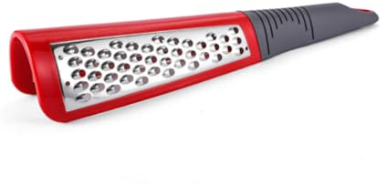 Tofficu Râpe à Fromage et Ail en Acier Inoxydable Suspendue, Ustensile Cuisine Multifonction sans Angle Mort, Poignée en Plastique Ergonomique pour Légumes et Fruits Couleur Aléatoire