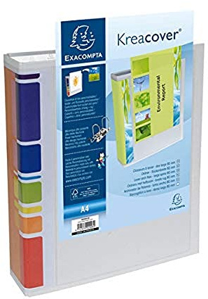 Classeur a levier dos 70mm remborde 2 pochettes exterieures - a4