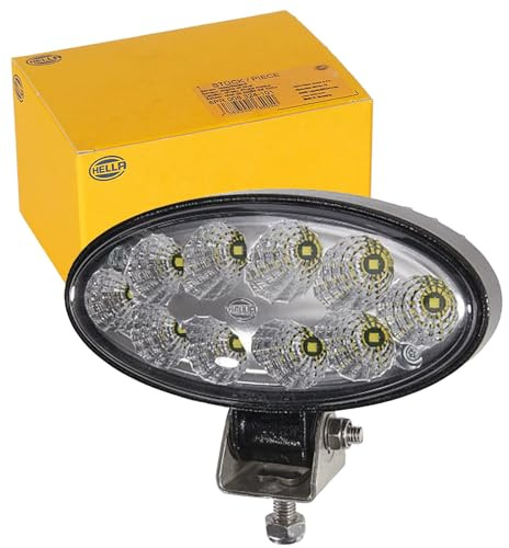 HELLA 1GB 996 486-011 LED-Arbeitsscheinwerfer - Oval 90 Gen. II - 12/24V | 1GB 996 486-011, Arbeitsscheinwerfer