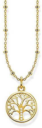 Thomas Sabo Damen-Ketten mit Anhänger Vergoldet KE1827-414-14-L45v