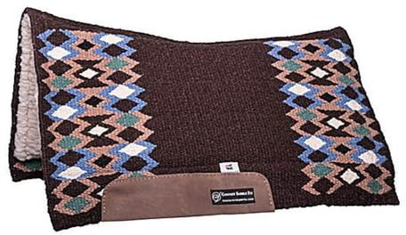 CSF Comfort Saddle Fit Westernpad Desert Stars Choco (33'' (ca. 84 cm Länge))