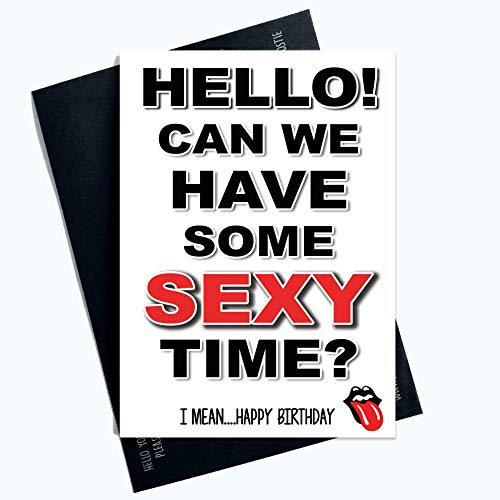 Lustig Unanständig Happy Birthday Karten Kann We Have Einige Sexy Zeit Boyfriend Ehefrau PC977