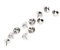 Sheens Chiodo per tappezzeria, 300 Pezzi Finitura Argento per tappezzeria Chiodi retrò in Ferro Bianco Argento Scatola Regalo per Gioielli mobili Mobili Borchie Decorative 9 MM