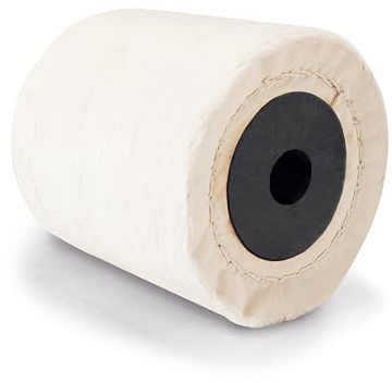 Scheppach Cepillo de algodón para lijadora de renovación MRS1300 | 100 mm de ancho - 120 mm de diámetro | Rodillo abrasivo para mármol y metales lacados y sin pintar | adecuado para pulir y cepillar