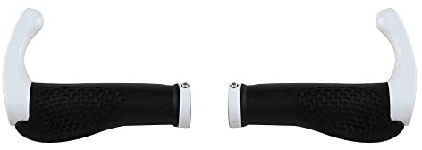Fahrradgriffe Ergonomisch,Rutschfester Gummi Fahrrad Griffe Lenkergriffe Fahrrad Lenker Griffe 22mm Rennrad Lenker Griffe MTB Griffe Bike Handgriff für Fahrrad/Mountainbike/Rennrad/Faltrad,Weiß