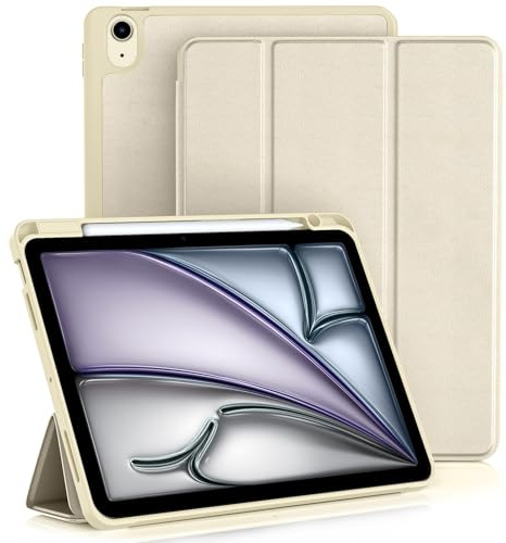 Vobafe Cover iPad Air 11 2025 2024/5 4 Generazione 2022/2020, 10.9/11 Pollici, Custodia in Supporto Protettivo con Pencil Holder, Supporta la Carica di Apple Pencil, Galassia