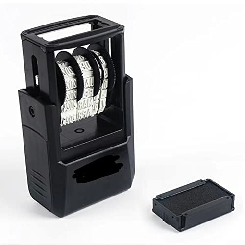 Tampon dateur pour Trodat auto-encreur en caoutchouc - Mini Dater 4810 - Avec date de retour d'encre réglable tampon date