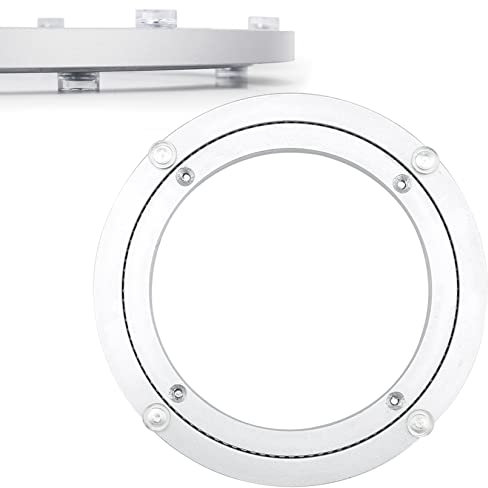 ESOYAWE Lazy Susan Drehlager Aus Aluminiumlegierung, Stumm Ø 12-100 cm Kugellager Drehbar, rutschfest Antirost Tischplatte Dreh Drehteller Kugellager, Für Runden Esstisch Kuchendekoration