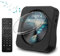MICOCIOUS CD Player Bluetooth Desktop CD Player with Speakers for Home Portable Music CD Players with RC, LED Display, FM Radio, Timer, Support Headphone/USB/TF/AUX Playback