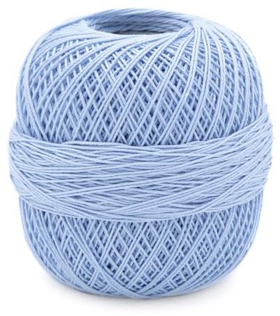 Häkelgarn 10 von Gründl, Filethäkelgarn,Stärke 10, 50 g / 280 m,100% Baumwolle, NS 1,25-1,5 (11 oceanblau)