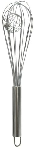 Frusta da cucina in acciaio inox con sfera oscillante, 28 cm