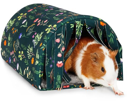Unicorn Catcher Washable Guinea Pig Tunnel with Curtains for Small Animals
