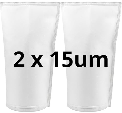 2 Poches Filtrantes compatibles avec Piscine Desjoyaux (2 x 15 microns)