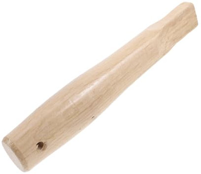 jojofuny Wooden Hammer Handle 18cm Anti-Skid Wedge Handle for and Sledgehammer Use in Carpentry and Outdoor Work