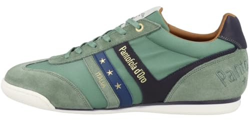Pantofola d'Oro Uomo Sneaker Low Vasto Nylon Uomo, verde, 45 EU