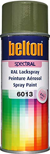 belton spectRAL Lackspray RAL 6013 schilfgrün, glänzend, 400 ml - Profi-Qualität